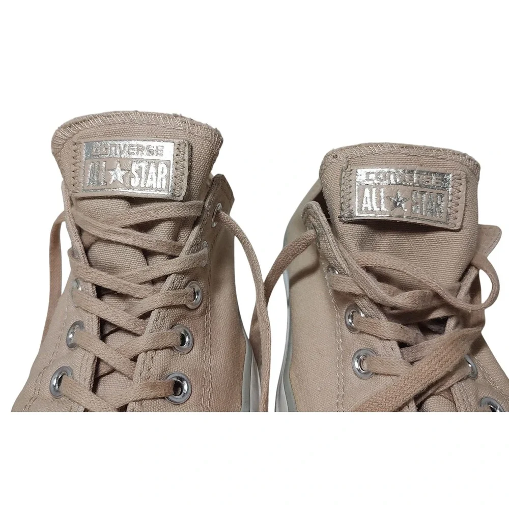 Converse Chuck Taylor All Star Sneaker Low Metallic Strip Toe Blush Womens Eight